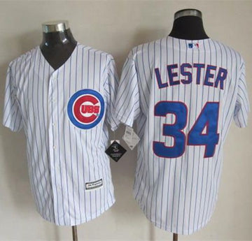 Jon Lester Chicago Cubs white jersey