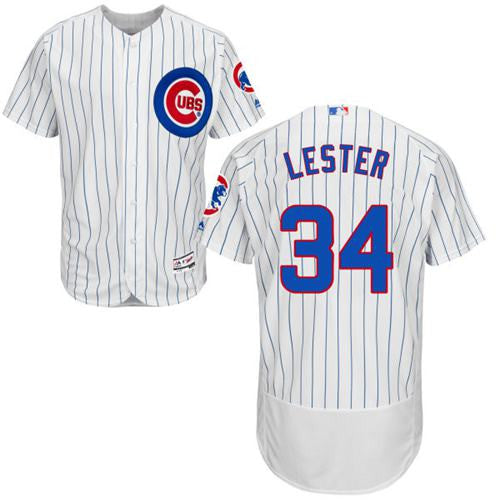 Jon Lester Chicago Cubs white Authentic jersey