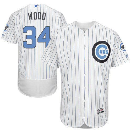Kerry Wood Chicago Cubs white jersey