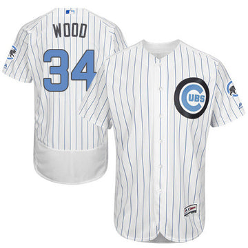 Kerry Wood Chicago Cubs white jersey