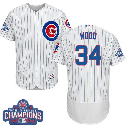 Kerry Wood Chicago Cubs white Authentic jersey