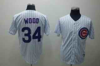 Kerry Wood Chicago Cubs white jersey