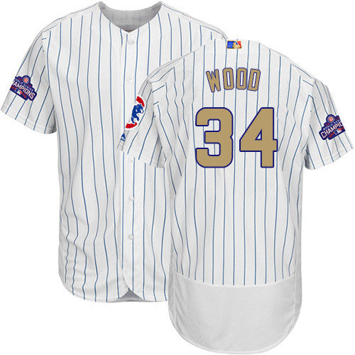 Kerry Wood Chicago Cubs white jersey