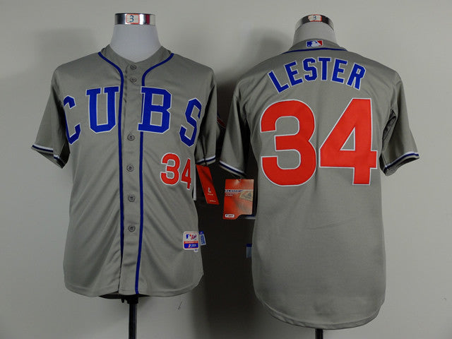 Lester Chicago Cubs grey jersey