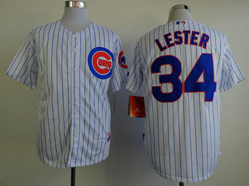 Lester Chicago Cubs white jersey