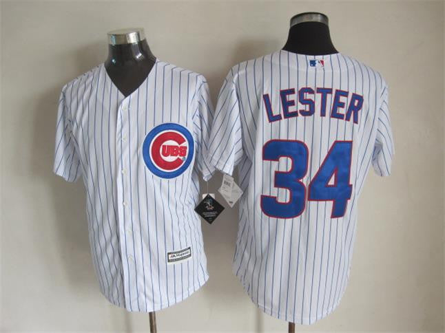 Lester Chicago Cubs white jersey