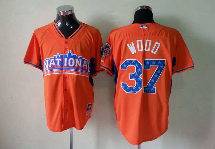 Wood Chicago Cubs orange jersey