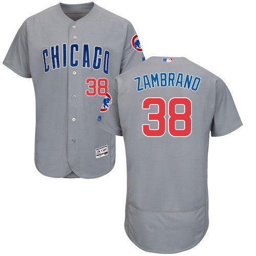 Carlos Zambrano Chicago Cubs gray jersey