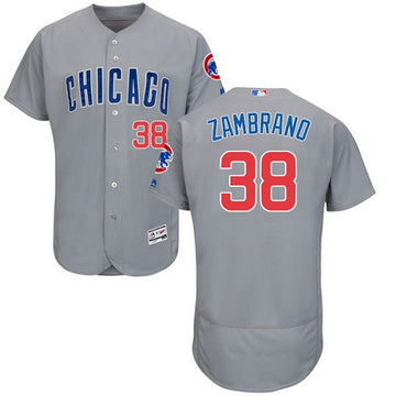 Carlos Zambrano Chicago Cubs gray jersey