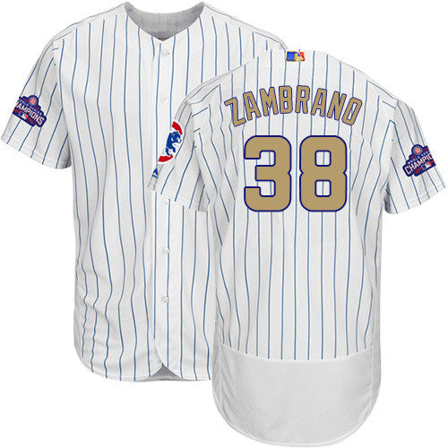 Carlos Zambrano Chicago Cubs white jersey