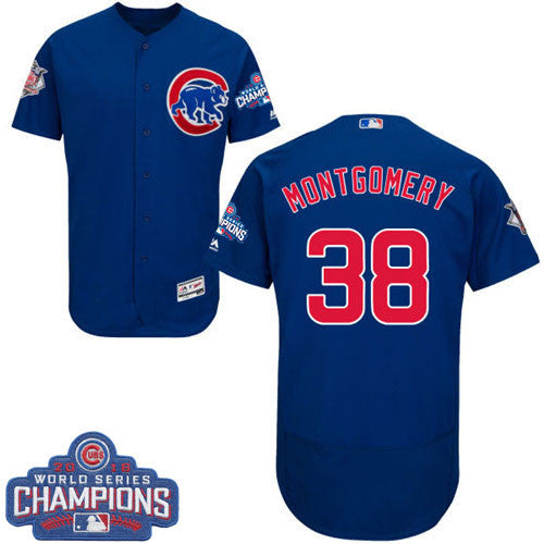Mike Montgomery Chicago Cubs blue jersey