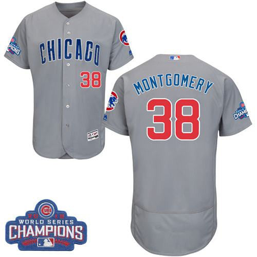 Mike Montgomery Chicago Cubs grey Authentic jersey