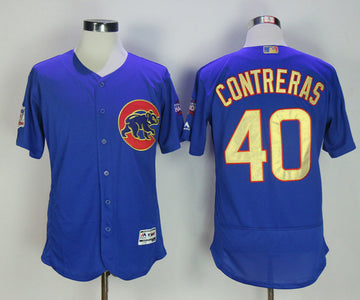 Willson Contreras Chicago Cubs blue jersey
