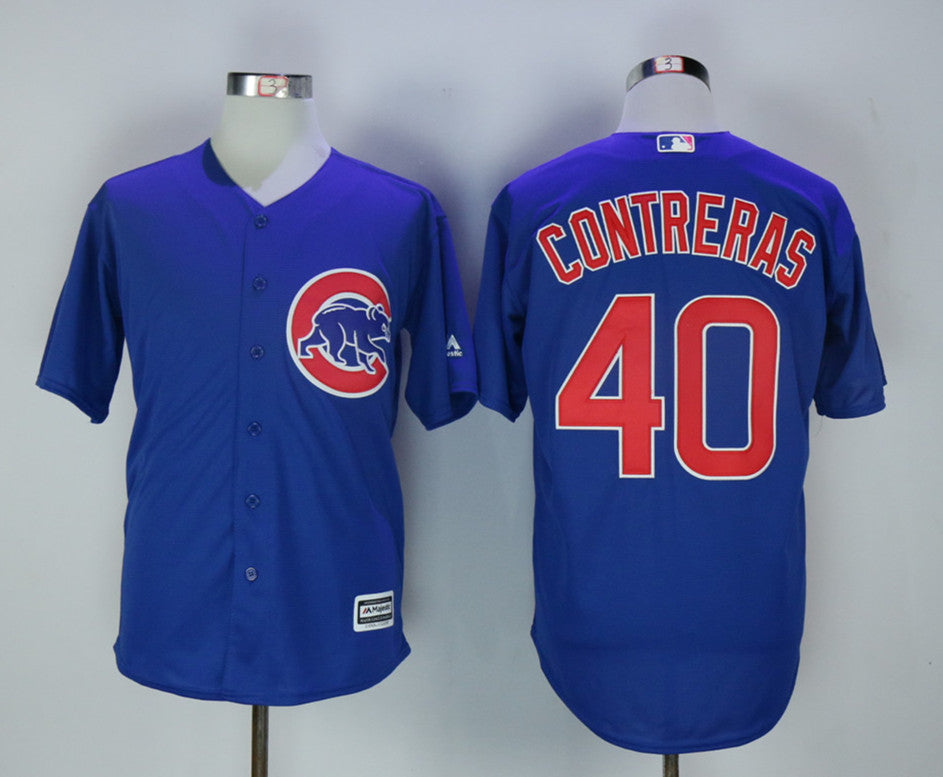 Willson Contreras Chicago Cubs royal jersey