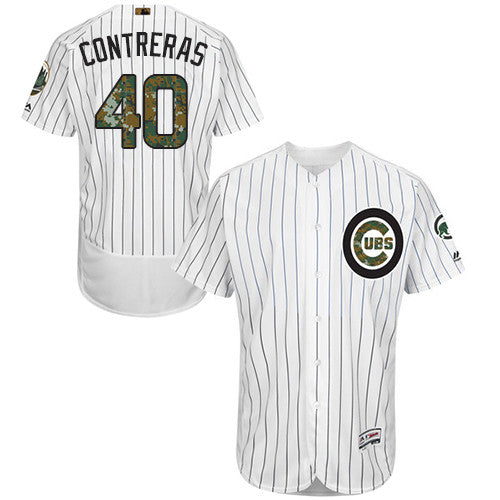 Willson Contreras Chicago Cubs white jersey