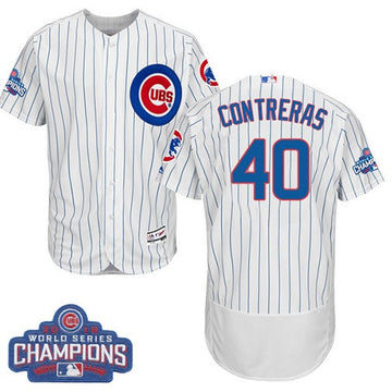 Willson Contreras Chicago Cubs white jersey