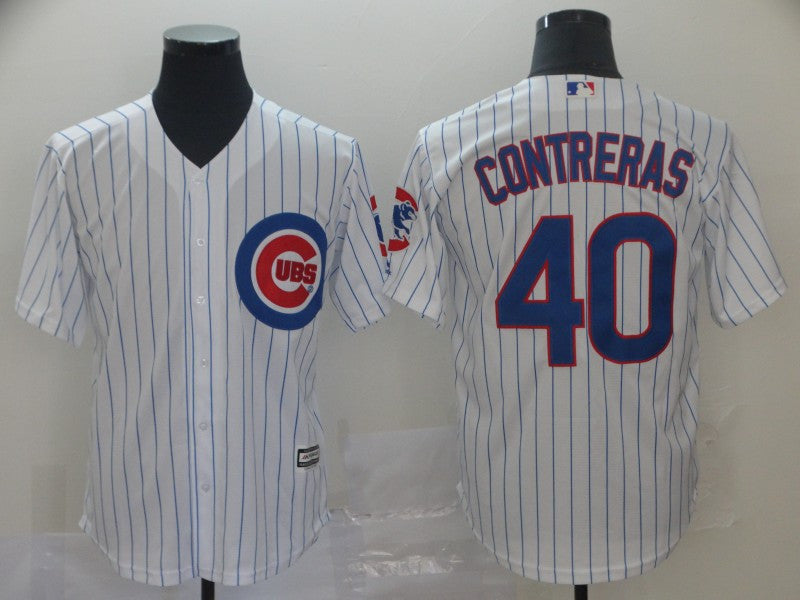 Willson Contreras Chicago Cubs white jersey