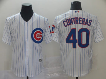 Willson Contreras Chicago Cubs white jersey