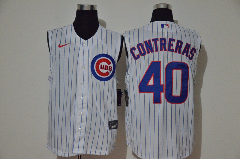 Willson Contreras Chicago Cubs white jersey