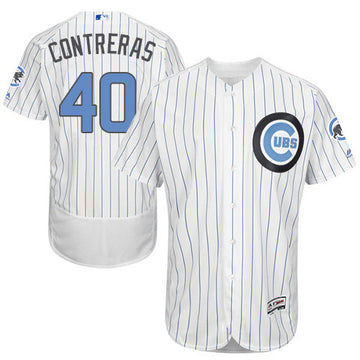 Willson Contreras Chicago Cubs white jersey