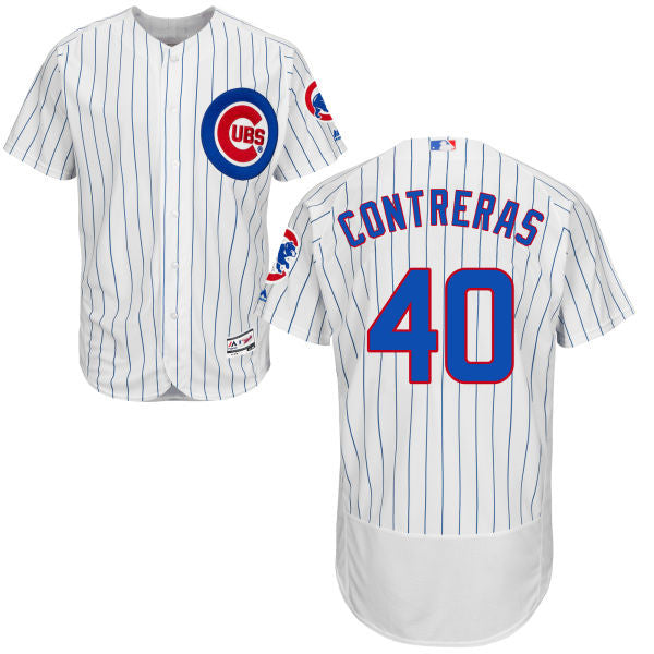 Willson Contreras Chicago Cubs white jersey