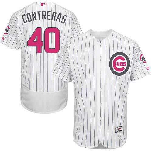 Willson Contreras Chicago Cubs white jersey