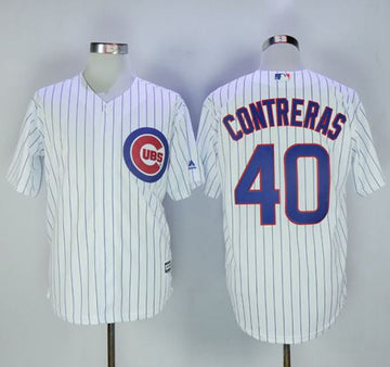 Willson Contreras Chicago Cubs white jersey