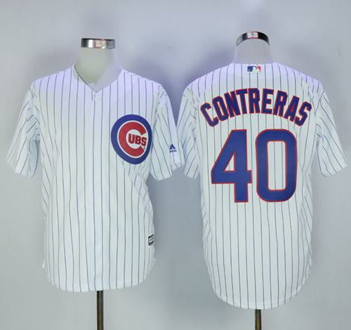 Willson Contreras Chicago Cubs white jersey