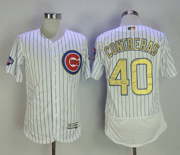 Willson Contreras Chicago Cubs white jersey