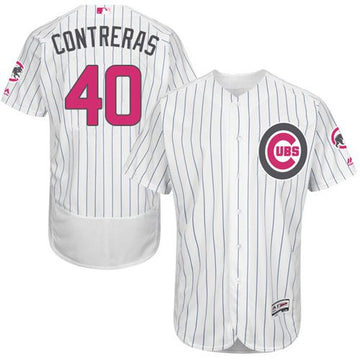 Willson Contreras Chicago Cubs white Authentic jersey