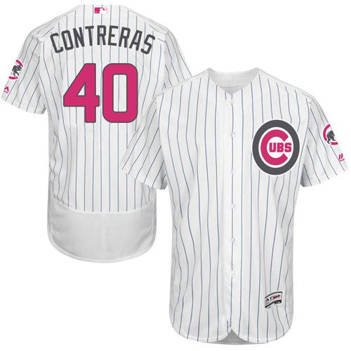 Willson Contreras Chicago Cubs white Authentic jersey
