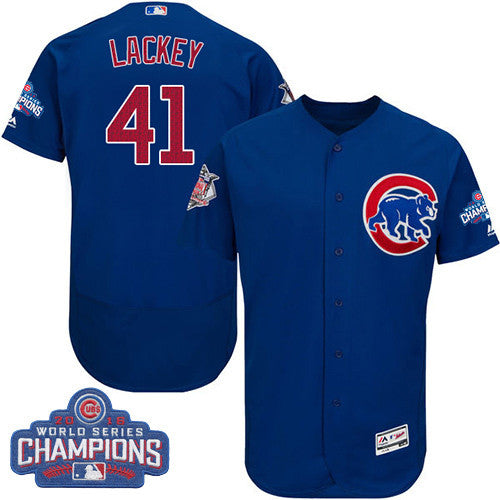 John Lackey Chicago Cubs blue jersey