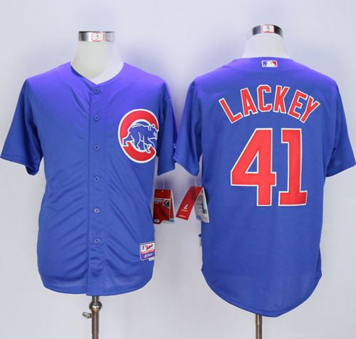 John Lackey Chicago Cubs blue Alternate jersey