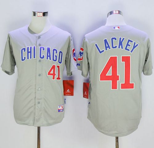 John Lackey Chicago Cubs grey Road jersey