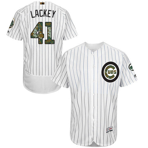 John Lackey Chicago Cubs white jersey