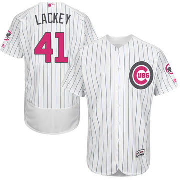 John Lackey Chicago Cubs white jersey