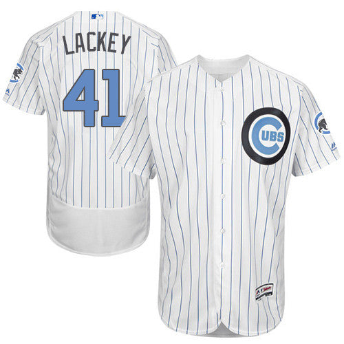 John Lackey Chicago Cubs white jersey