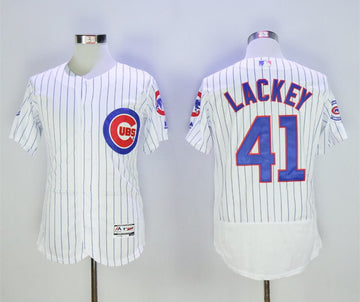 John Lackey Chicago Cubs white jersey