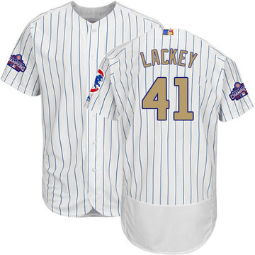 John Lackey Chicago Cubs white jersey