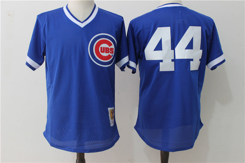 Anthony Rizzo Chicago Cubs blue Cooperstown jersey