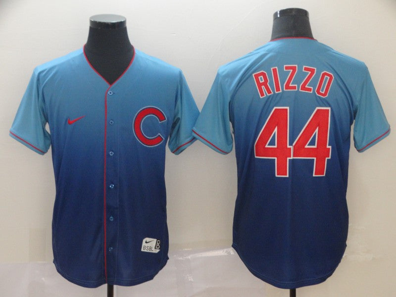 Anthony Rizzo Chicago Cubs blue Fashion jersey
