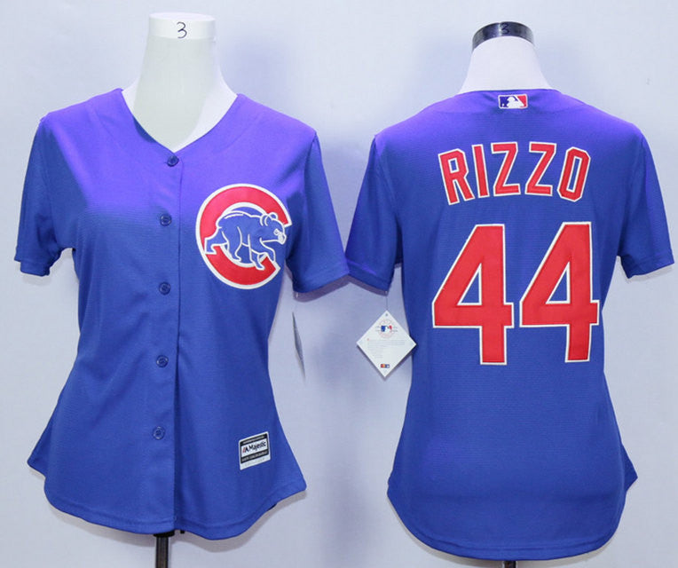 Anthony Rizzo Chicago Cubs blue jersey