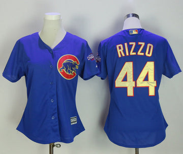 Anthony Rizzo Chicago Cubs blue jersey