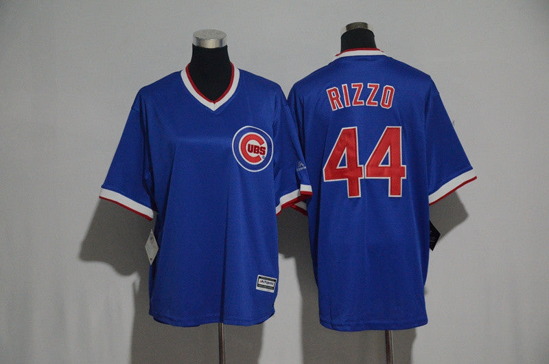 Anthony Rizzo Chicago Cubs blue jersey