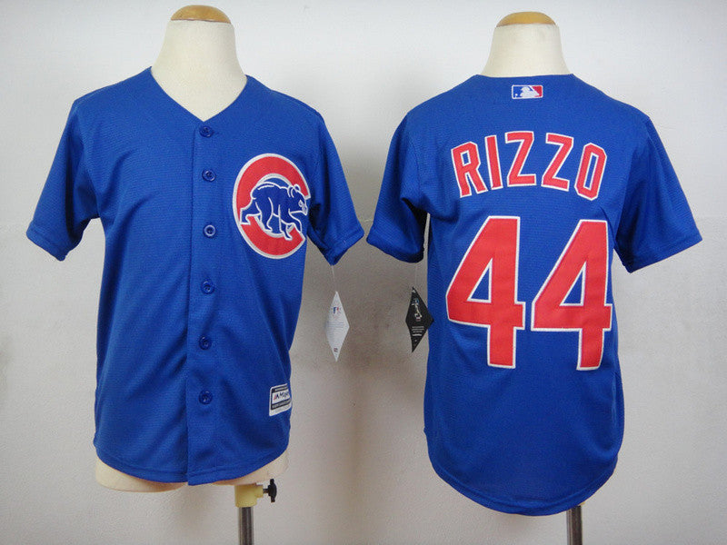 Anthony Rizzo Chicago Cubs blue jersey