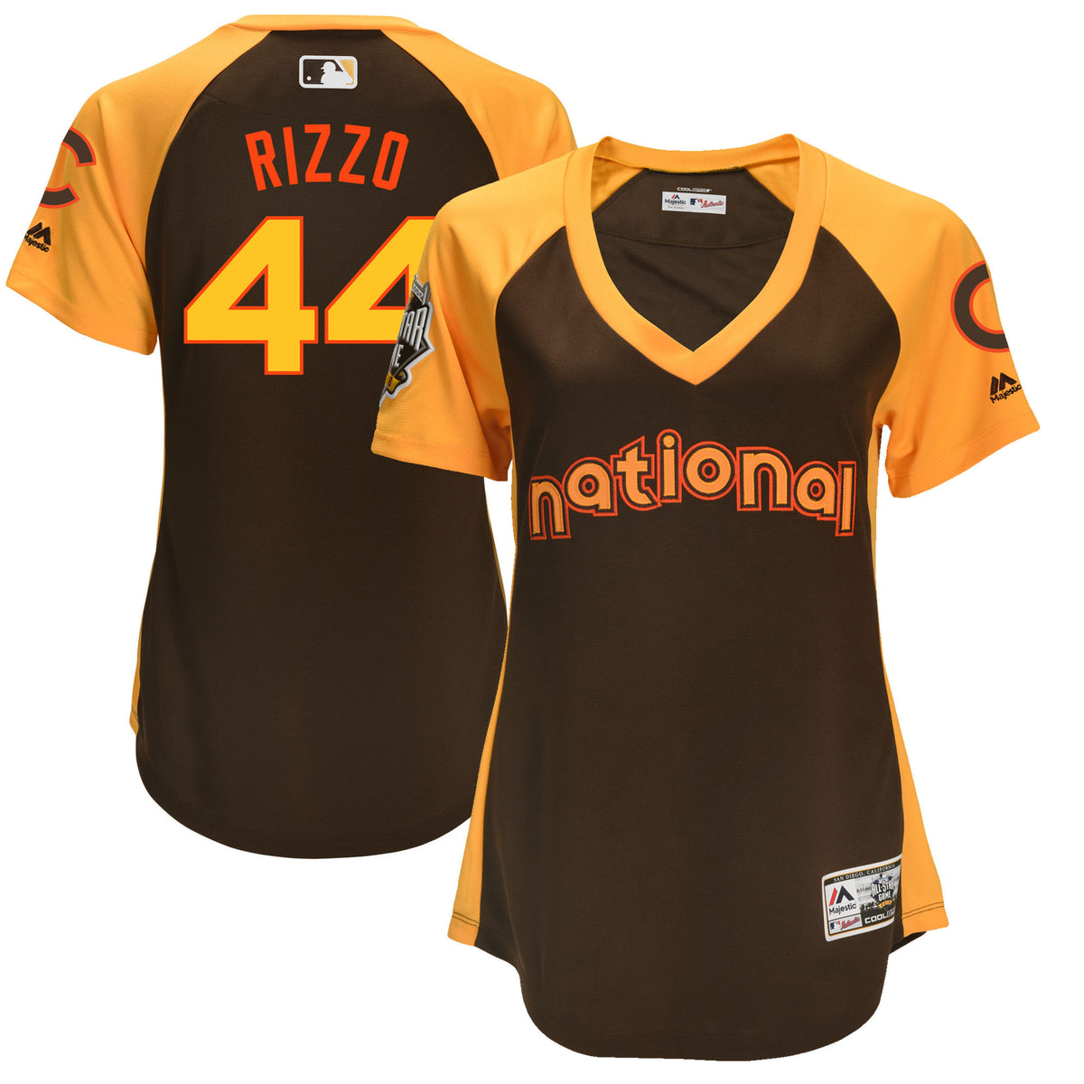Anthony Rizzo Chicago Cubs brown All-Star jersey