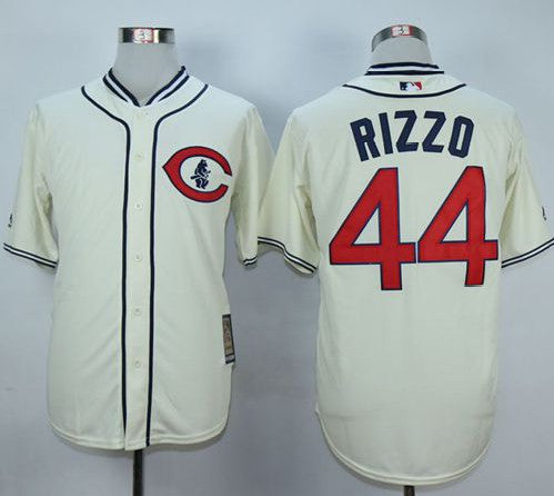 Anthony Rizzo Chicago Cubs cream jersey