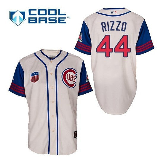 Anthony Rizzo Chicago Cubs cream jersey