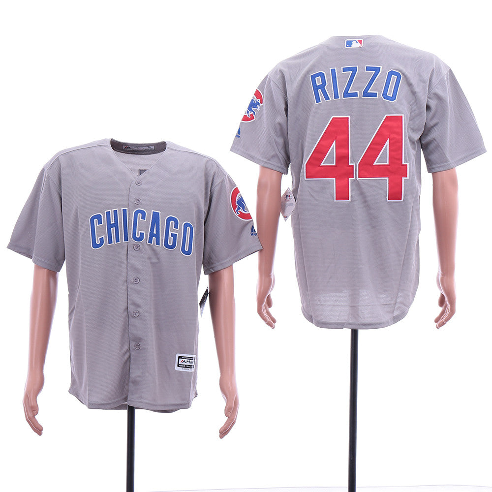 Anthony Rizzo Chicago Cubs gray jersey