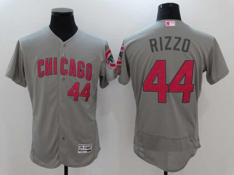 Anthony Rizzo Chicago Cubs gray jersey